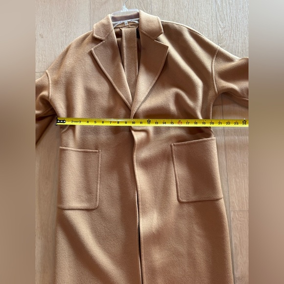 The Curated Women’s Tan Cashmere and Wool Blend Coat - Picture 5 of 9